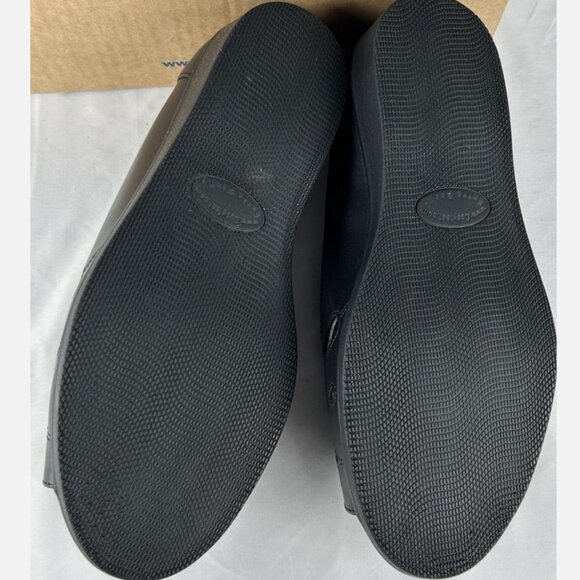 NEW Cosyfeet Black Keira Wide Extra Roomy Peep Toe Sandals 10 UK Sz 8 Adjustable - Picture 7 of 8